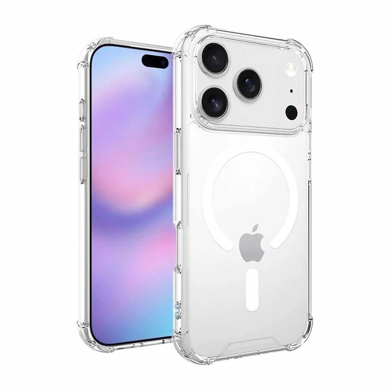 Blu Element Duo Protection Bundle - DropZone Rugged MagSafe Case Clear + Screen Protector for iPhone 17 Pro