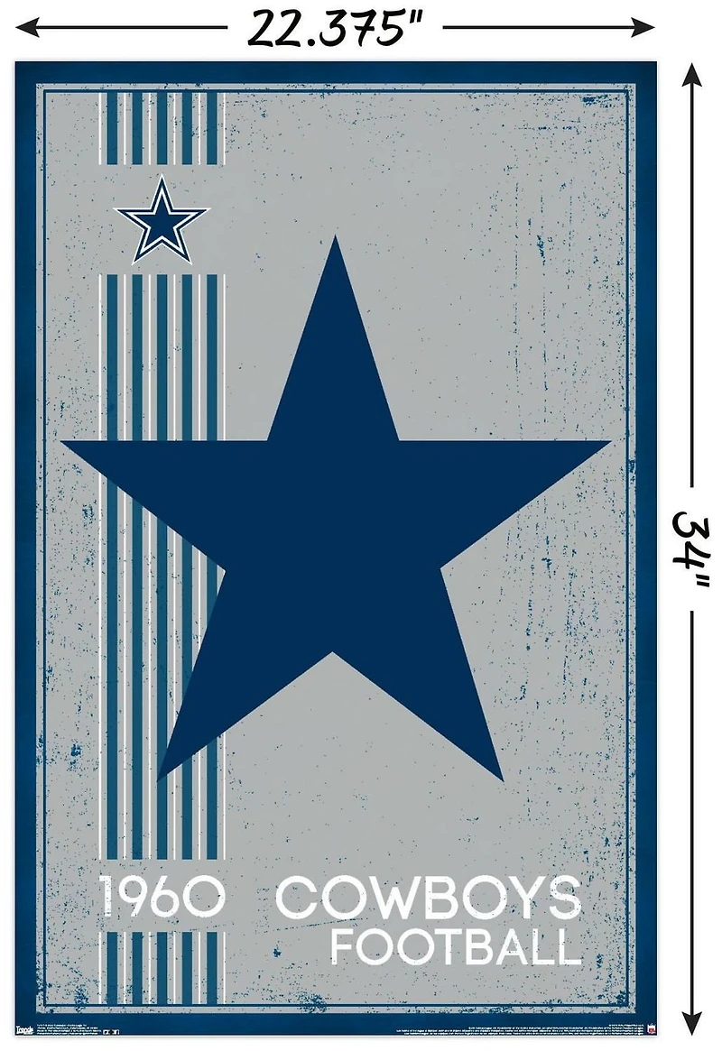 NFL Dallas Cowboys - Logo rétro 14