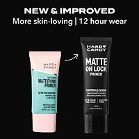 Hard Candy Matte On Lock Water-based Shine-Free Face Primer Oil Control, Kaolin Clay, 12 Hr Hold, 1.52 fluid ounces