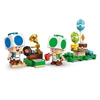 LEGO Super Mario Party at Toad’s House Building Toy - Pretend Play Set for Boys & Girls, Ages 7+ - Kids Building Blocks with Digital Action & 2 Toad Toy Figures - Gift Idea for Birthdays - 72041