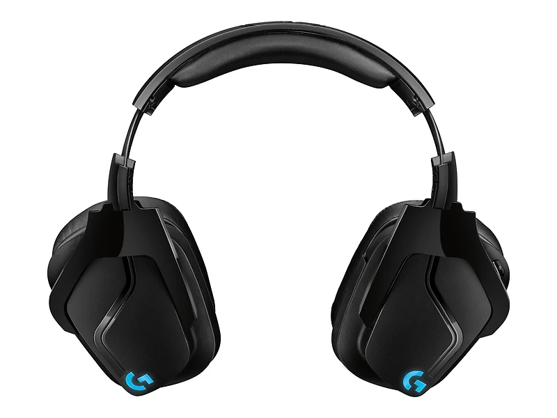 Logitech G935 Wireless 7.1 Surround Lightsync Gaming Headset Stereo USB, Mini-phone (3.5mm) - Wired/Wireless - Over-the-head - Binaural - Circumaural - Cardioid, Uni-directional Microphone Black, Blue