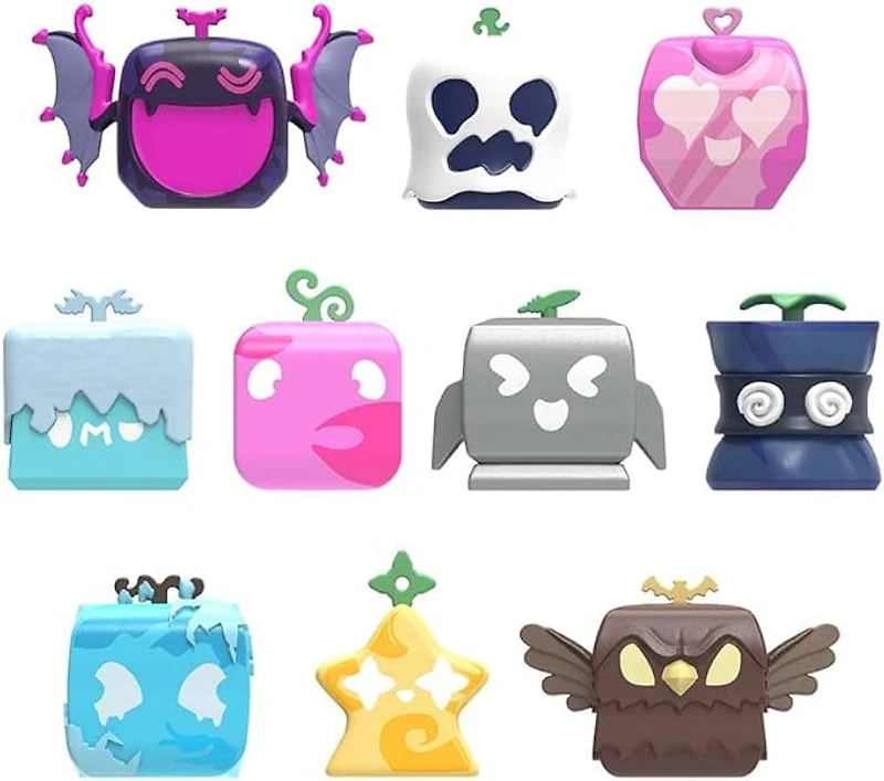 Blox Fruits - Mystery Fruit Minifigure 4-Pack Includes DLC