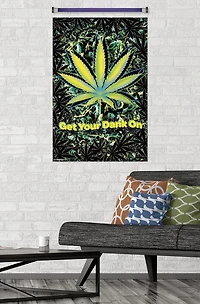 Neon - Marijuana Neon Wall Poster,