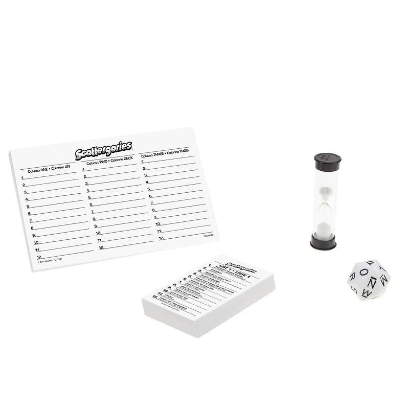 Scattergories Game