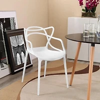 Heavenly Collection Plastic Dining Chair for Dining Area