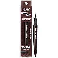 Hard Candy Color Liquid Eyeliner w Lash Boost Serum, Métallique Metallic, 4,14 ml