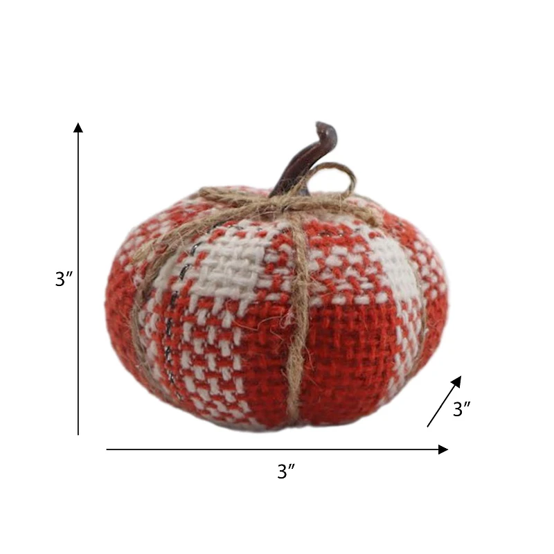 Way-To-Cel PL orange plaid pumpkin