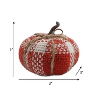 Way-To-Cel PL orange plaid pumpkin