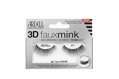 Ardell Lash Faux Mink 3D 857, Ardell Eyelashes - 1 Pair