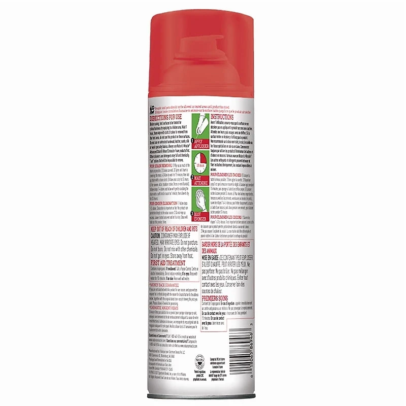 Nature’s Miracle Advanced Stain and Odor Eliminator Dog, 17.5 Ounces, Foam Aerosol, Fresh Scent, Severe Mess Enzymatic Formula For Tough Pet Messes