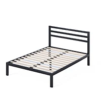 Zinus Mia 38 inch Metal Platform Bed Frame with Headboard