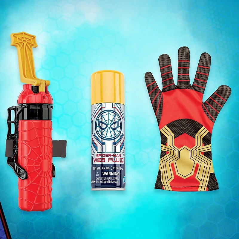 Marvel Spider-Man Super Web Slinger Role-Play Toy, Includes Web Fluid, 2-In-1 Shoots Webs or Water, For Kids Ages 5 and Up