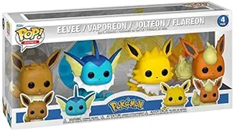 POP Games: Pokemon- Eevee Evolution 4pk(EMEA)