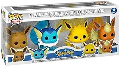 POP Games: Pokemon- Eevee Evolution 4pk(EMEA)