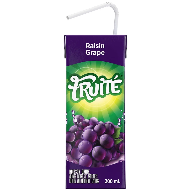 Fruité Grape Drink, 200mL, FRUITE GRAPE DRINK 24X200ML