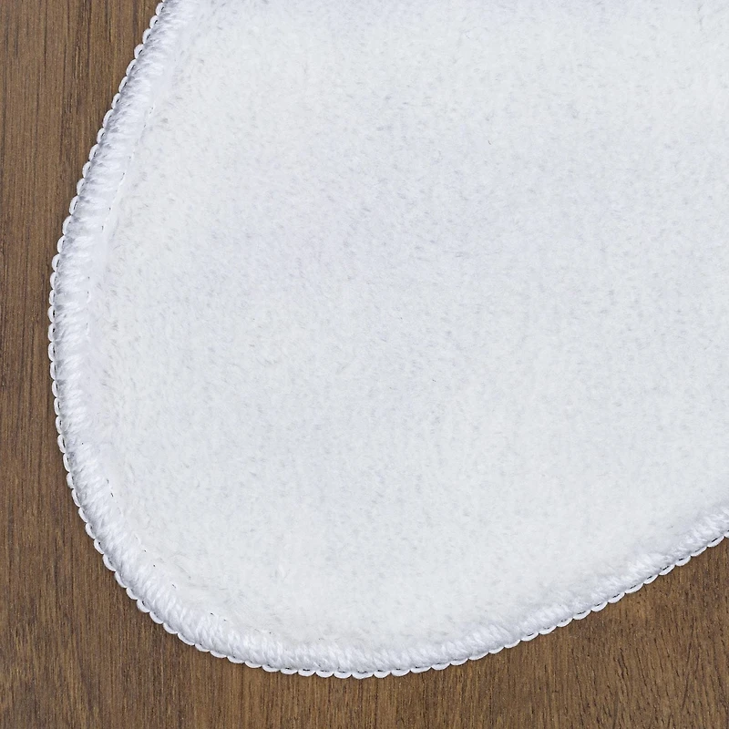 Tapis pour moderne peau de mouton Flokati, 2 pi x 3 pi 3 po, fourr. synth. poils longs