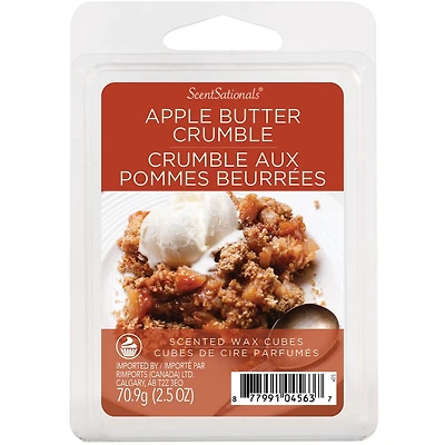Cubes de cire parfumée ScentSationals - Crumble aux beurre de pomme