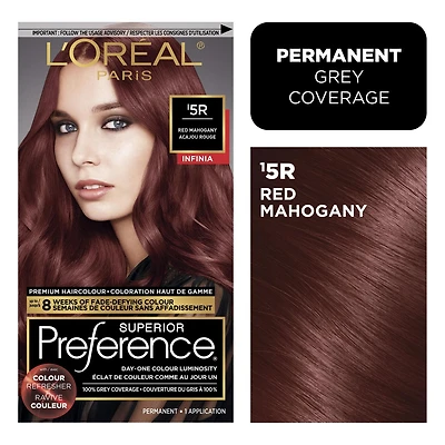 Coloration des cheveux permanante Superior Preference Infinia de L'Oreal Paris, 1 un