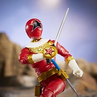 Power Rangers Lightning Collection Zeo, figurine de collection haut de gamme de 15 cm du Ranger rouge, avec accessoires
