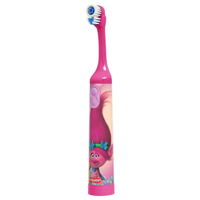 Colgate Kids Battery Powered Toothbrush, Trolls, Extra Soft