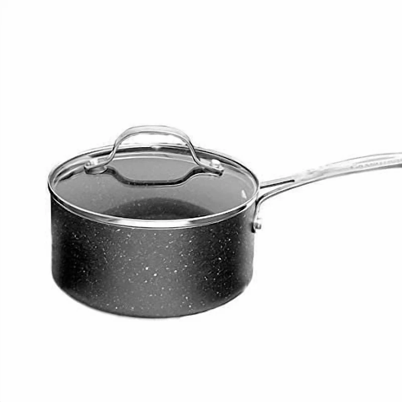 Ensemble de batteries de cuisine antiadhésives Granitestone Diamond 6 morceaux avec poignées en acier inoxydable résistantes à la chaleur, lavable au lave-vaisselle et au four