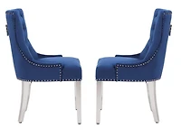 Plata Import Chairus Chair in Blue - Set 2