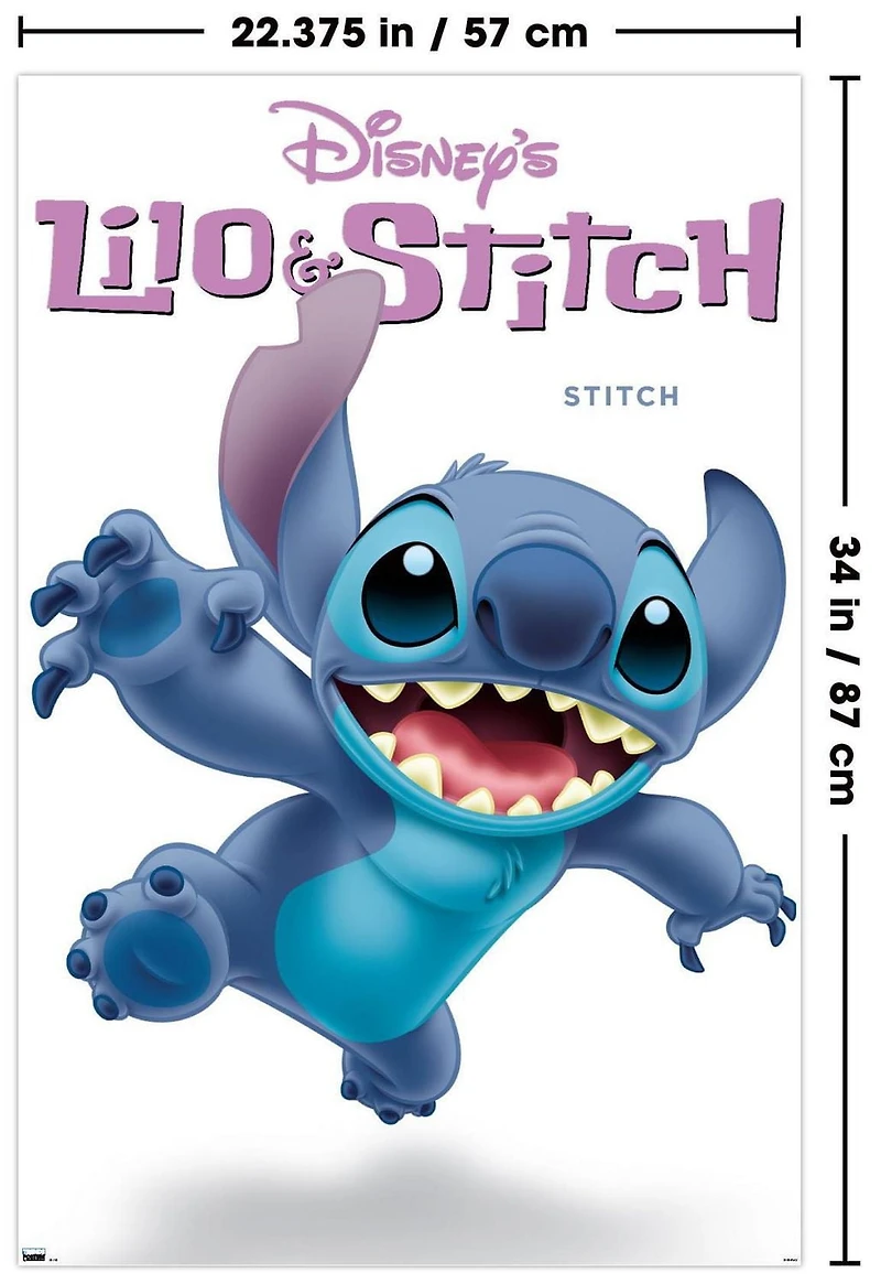 Disney Lilo and Stitch - Stitch Feature Series Wall Poster, 22.375" x 34"