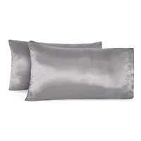Taie d'oreiller en satin (Ensemble de 2)