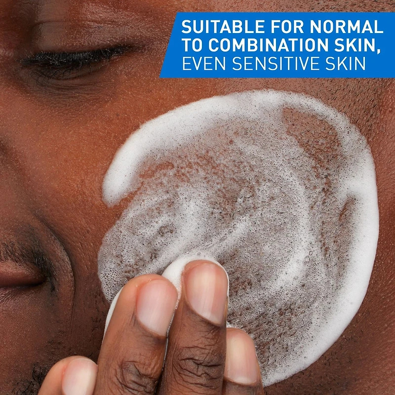 CeraVe Balancing Air Foam Cleanser, Advanced Face Wash with Glycolysine Technology for Normal to Combination Skin, 237mL