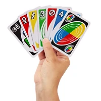 UNO Spin Card Game for Kid, Adult & Family Nights, Classic Play with Spinner