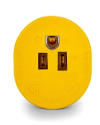 Camco Adaptateur électrique pour caravane - 30AM/15AF (55235) 30 AMPÈRES M/ 15 AMPÈRES F