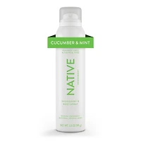 Native – Désodorisant en vaporisateur Concombre et menthe 99g