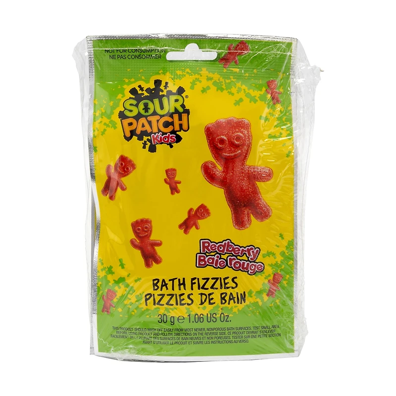Set de 3 Roches Petillantes Pour Le Bain Sour Patch Set de 3 poudres parfumées pour le bain Sour Patch