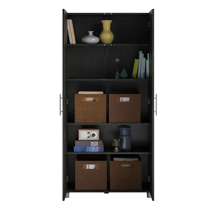 Systembuild Evolution Camberly 36" Utility Storage Cabinet, Graphite Gray