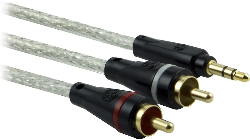 Câble adaptateur audio en Y de marque GE, quatre pieds, Pro Series, 35860 Câble adaptateur audio en Y