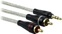 Câble adaptateur audio en Y de marque GE, quatre pieds, Pro Series, 35860 Câble adaptateur audio en Y