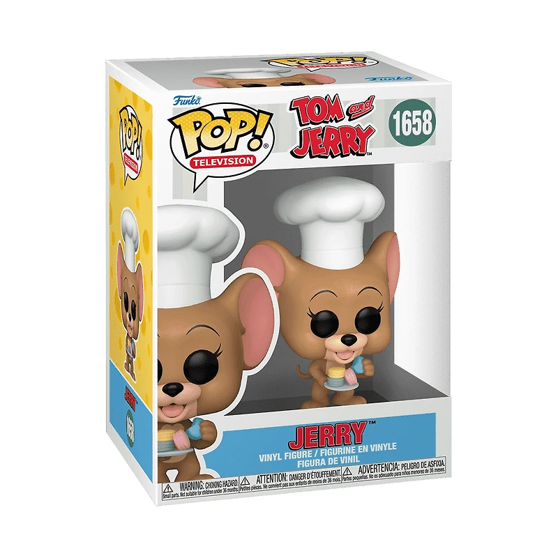 Funko Pop! Television: Tom and Jerry - Jerry avec Macarons figurine en vinyle
