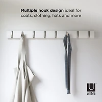 Umbra Flip Wall Mounted Coat Rack,White