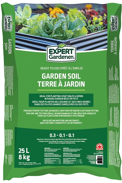 EXPERT GARDENER TERRE À JARDIN 25L
