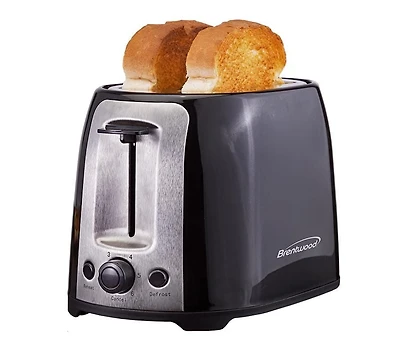 Brentwood 2-Slice Toaster, Black
