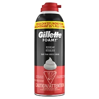 Mousse à raser pour hommes Gillette Foamy originale, parfum Original, 507g (14,9oz) 422G