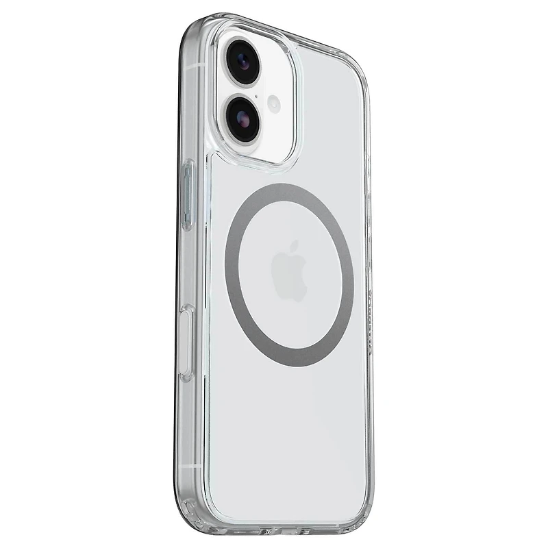 OtterBox Étui Symmetry Clear MagSafe avec Contrôle de la Caméra Clear with Bleu Tint (Clear) pour iPhone 17 Pro Max