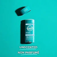 Déodorant naturel Tom’s of Maine Non parfumé pour femmes et hommes, Sans aluminium, 92 g