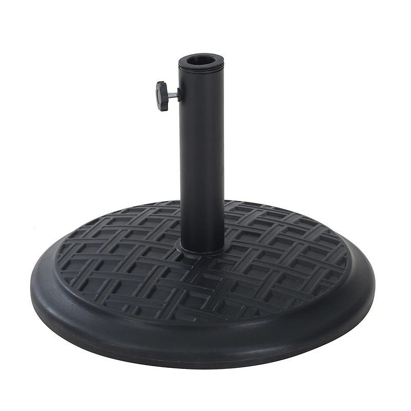 Base de parapluie ronde en PE de 33 lb