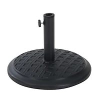 Base de parapluie ronde en PE de 33 lb