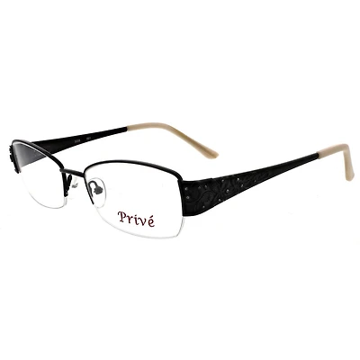 Prive PRV3006 Women's Black Eyeglasses