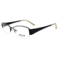 Prive PRV3006 Women's Black Eyeglasses