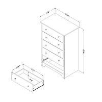 South Shore Vito 5-Drawer Chest