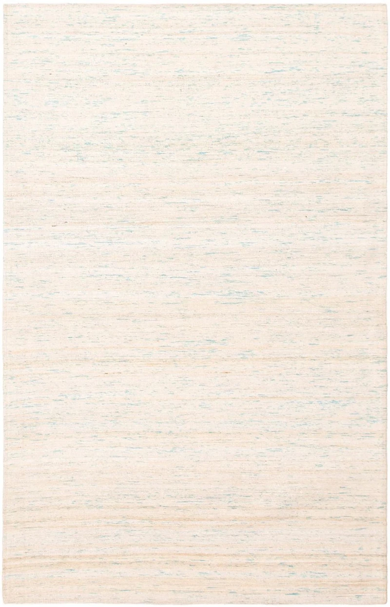 ECARPETGALLERY Tapis Fait à la Main pour Salon, Salle à Manger et Chambre à Coucher Transitionnel Collection Collage 5'1" x 8'0" en Ivoire