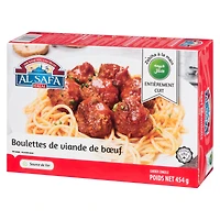 Boulettes de viande de boeuf cuit Al Safa Halal 454g